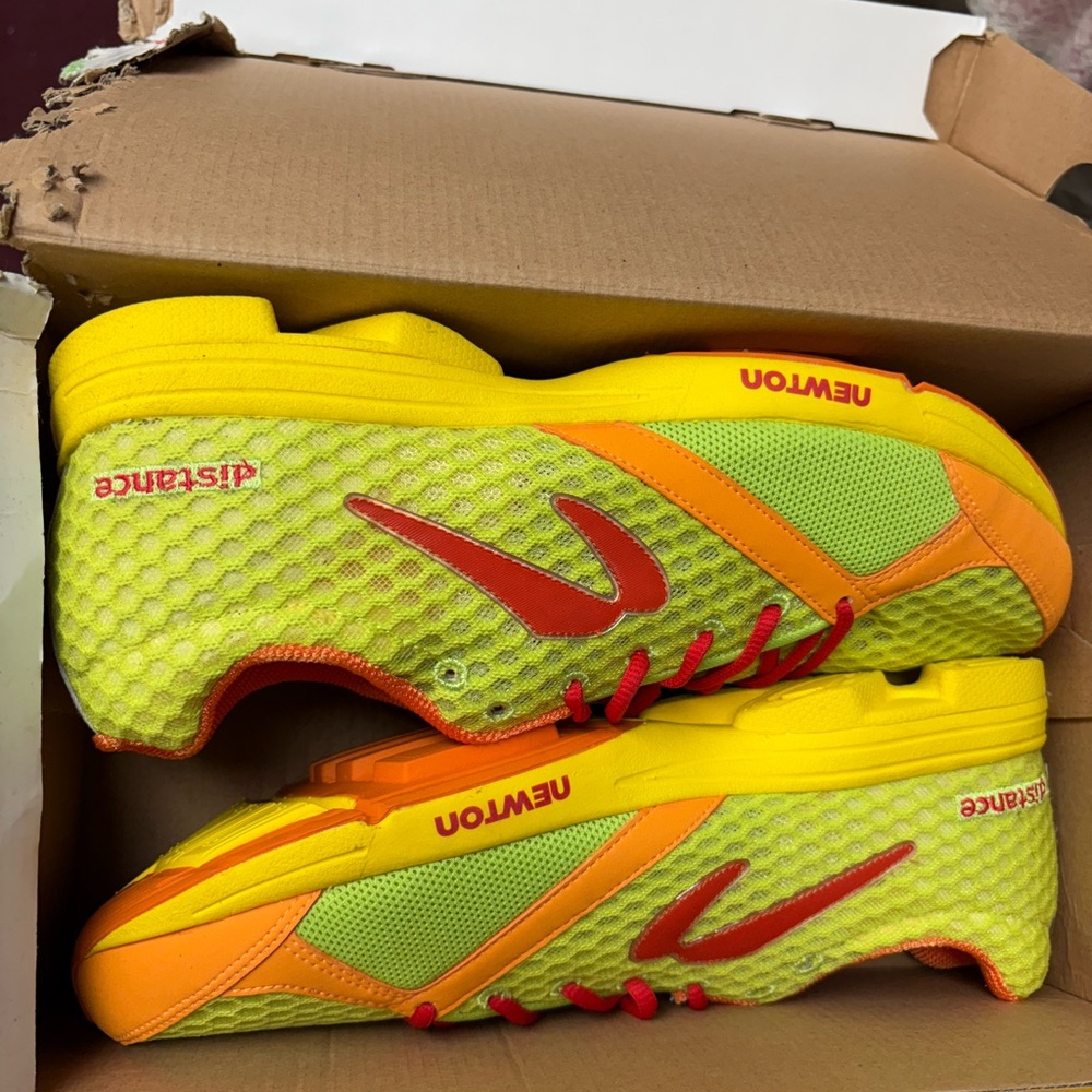 Newton Running Shoes - Yellow and Orange